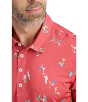 William Murray Birdie Juice Short Sleeve Polo Shirt