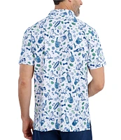 William Murray Salty Raccoon Short Sleeve Polo Shirt