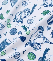 William Murray Salty Raccoon Short Sleeve Polo Shirt