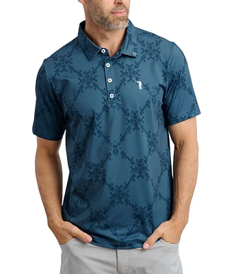 William Murray Short Sleeve Moose Mulligans Polo Shirt