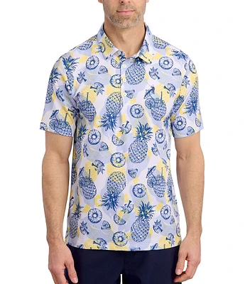 William Murray Sweet Game Patterned Polo Shirt