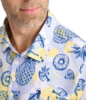 William Murray Sweet Game Patterned Polo Shirt