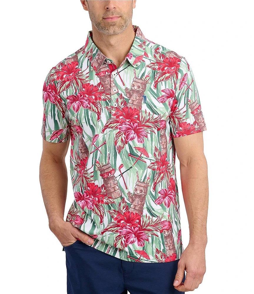 William Murray Teeki Time Short Sleeve Polo Shirt