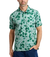 William Murray What's Hoppenin' Printed Short Sleeve Polo Shirt