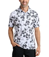 William Murray What's Hoppenin' Printed Short Sleeve Polo Shirt