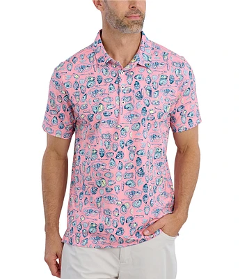 William Murray Zero Shucks Short Sleeve Polo Shirt