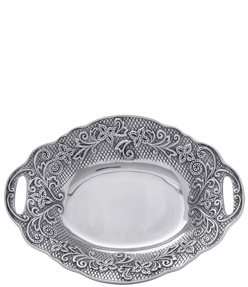 Wilton Armetale English Cottage Small Handle Serving Bowl