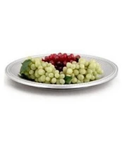 Wilton Armetale Flutes & Pearls Round Serving Tray