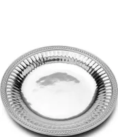 Wilton Armetale Flutes & Pearls Round Serving Tray