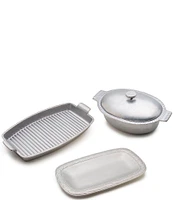 Wilton Armetale Gourmet Grillware Grill Pan