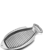 Wilton Armetale Gourmet Grillware Grilling Fish Pan