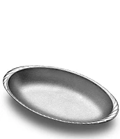 Wilton Armetale Gourmet Grillware Oval Au Gratin Grilling Pan