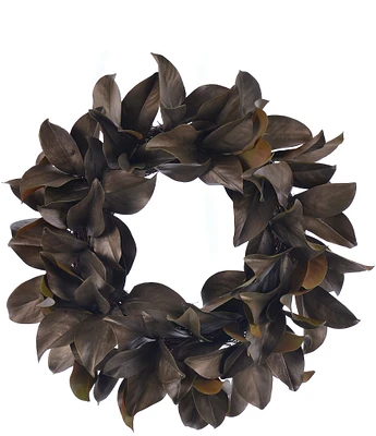 Winward Permanent Botanicals Magnolia Leaf 24#double; Wreath