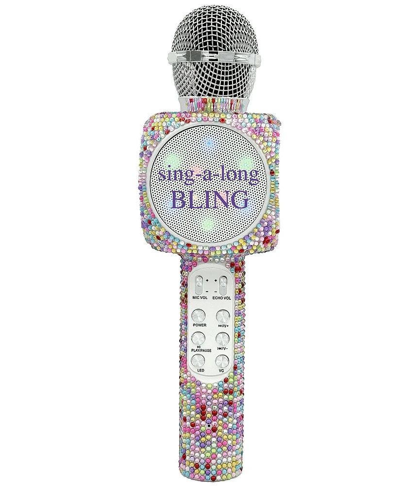 Wireless Express Sing-Along Bling Confetti Bluetooth Karaoke Microphone