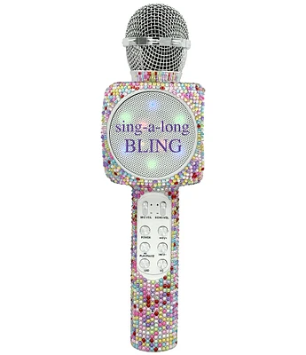 Wireless Express Sing-Along Bling Confetti Bluetooth Karaoke Microphone