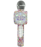 Wireless Express Sing-Along Bling Confetti Bluetooth Karaoke Microphone