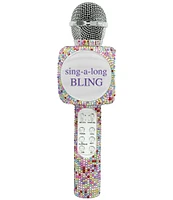 Wireless Express Sing-Along Bling Confetti Bluetooth Karaoke Microphone