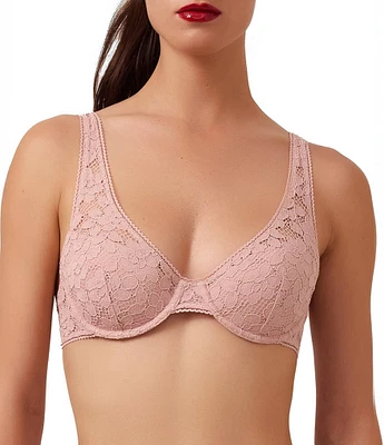 Wolford Bold Lace Half-Pad Plunge Underwire Bra