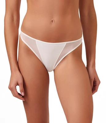 Wolford Sheer Mesh Low Rise Thong