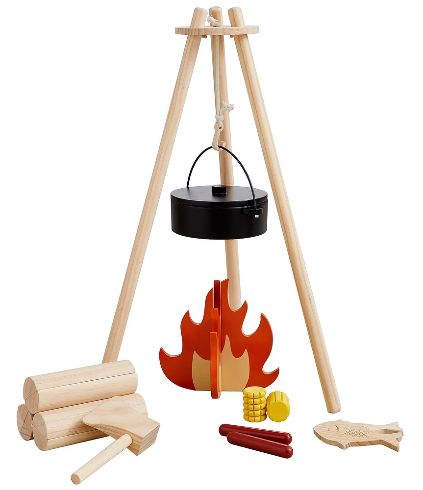 Wonder & Wise By Asweets Home On The Range Wooden Camping Set