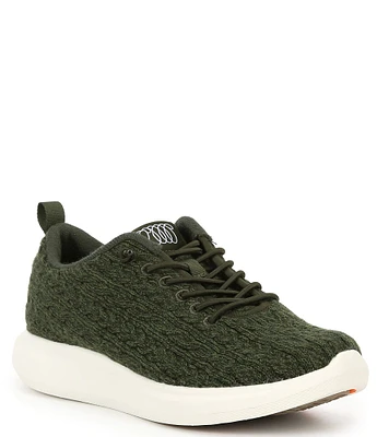 Woolloomooloo Burnie Cable Knit Sneakers