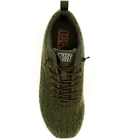 Woolloomooloo Burnie Cable Knit Sneakers