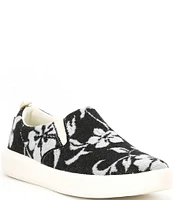 Woolloomooloo Byron Floral Wool Slip-On Sneakers