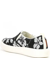 Woolloomooloo Byron Floral Wool Slip-On Sneakers