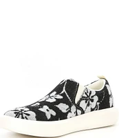 Woolloomooloo Byron Floral Wool Slip-On Sneakers