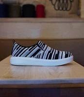 Woolloomooloo Byron Striped Wool Slip-On Sneakers