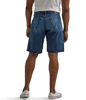 Wrangler® Five-Pocket 10#double; Inseam Knee Denim Shorts