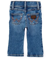 Wrangler® Baby Girls Newborn-24 Months 5-Pocket Bootcut Jeans