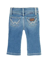 Wrangler® Baby Girls Newborn-24 Months Alexis Bootcut Denim Jeans