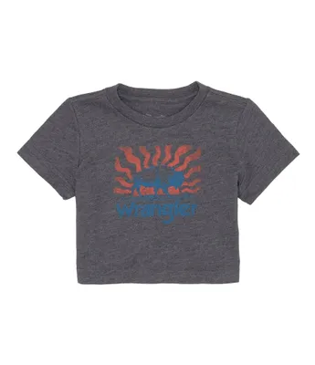 Wrangler® Baby Newborn-24 Months Short Sleeve Buffalo Graphic T-Shirt