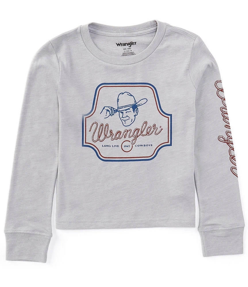 Wrangler® Big Boys 8-20 Long-Sleeve Big Tex Cowboy T-Shirt