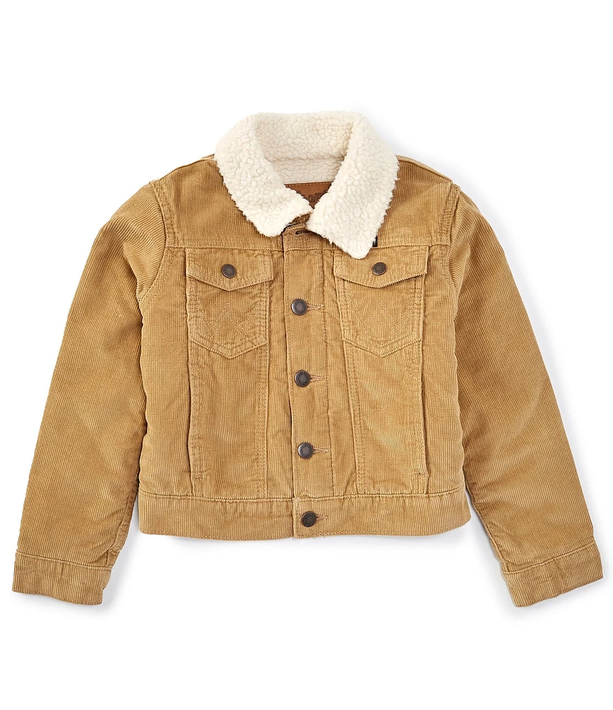 Wrangler® Big Boys 8-20 Long Sleeve Sherpa-Lined Corduroy Jacket