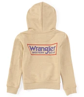 Wrangler® Big Boys 8-20 Long-Sleeve Logo Fleece Hoodie