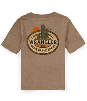 Wrangler® Big Boys 8-20 Short Sleeve Cactus Graphic T-Shirt