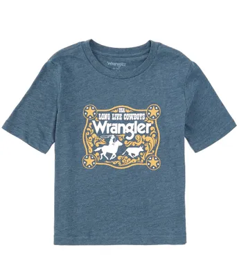 Wrangler® Big Boys 8-20 Short Sleeve Rodeo Roping Graphic T-Shirt