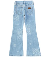 Wrangler® Big Girls 7-16 Printed Flare-Leg Denim Jeans