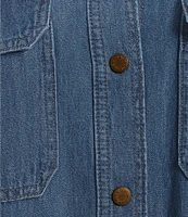Wrangler® Carolina Short Sleeve Denim Shirt Dress