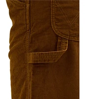 Wrangler Corduroy Square Neck Sleeveless Straight Leg Overalls