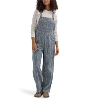 Wrangler Denim Pinstripe Straight Leg Bib Overalls