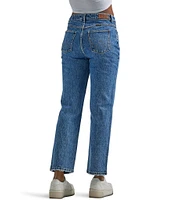 Wrangler® High Rise Straight Ankle Jeans