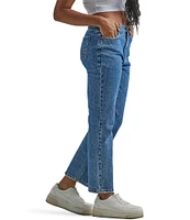 Wrangler® High Rise Straight Ankle Jeans