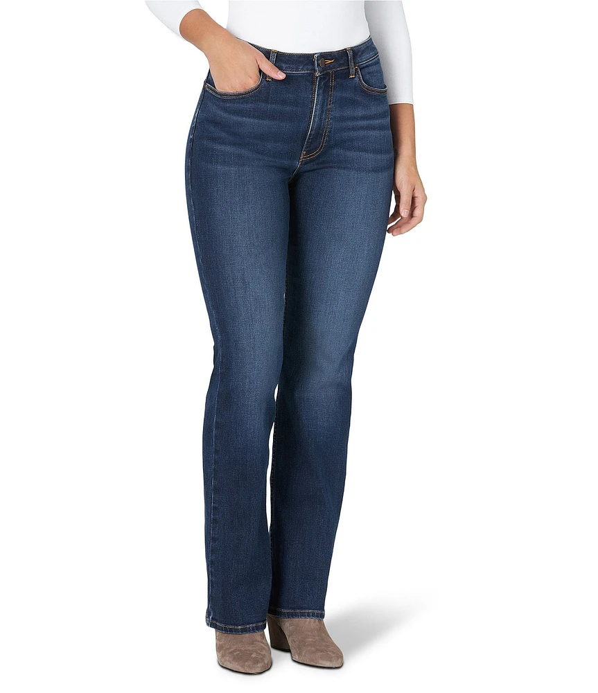 Wrangler® High Rise Straight Leg Jeans