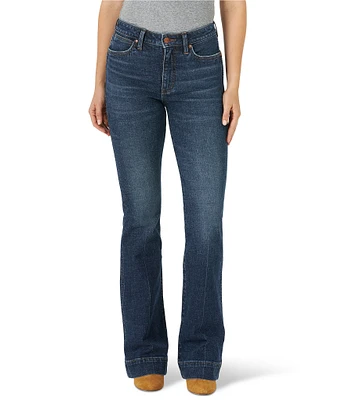 Wrangler® High Rise Trouser Flare Jeans