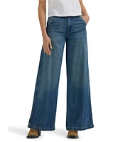 Wrangler High Rise Wide Leg Trouser Jeans