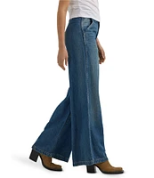 Wrangler High Rise Wide Leg Trouser Jeans