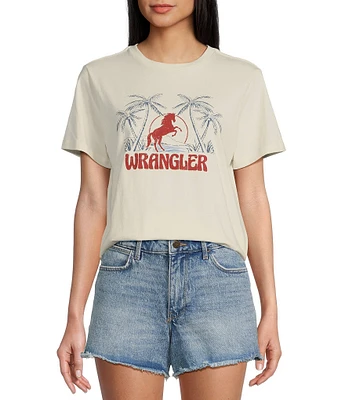 Wrangler® Horse Short Sleeve Graphic T-Shirt